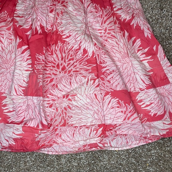 Gap pink floral ruffled flowy skirt - Picture 3 of 6